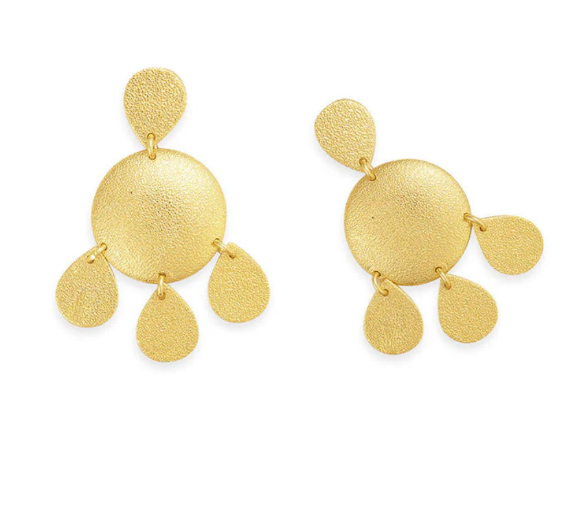 Myra | Solar Flare Medallion Earrings