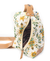 Myra | Oasis Blooms Fanny Pack Bag In Brown & White *FINAL SALE*