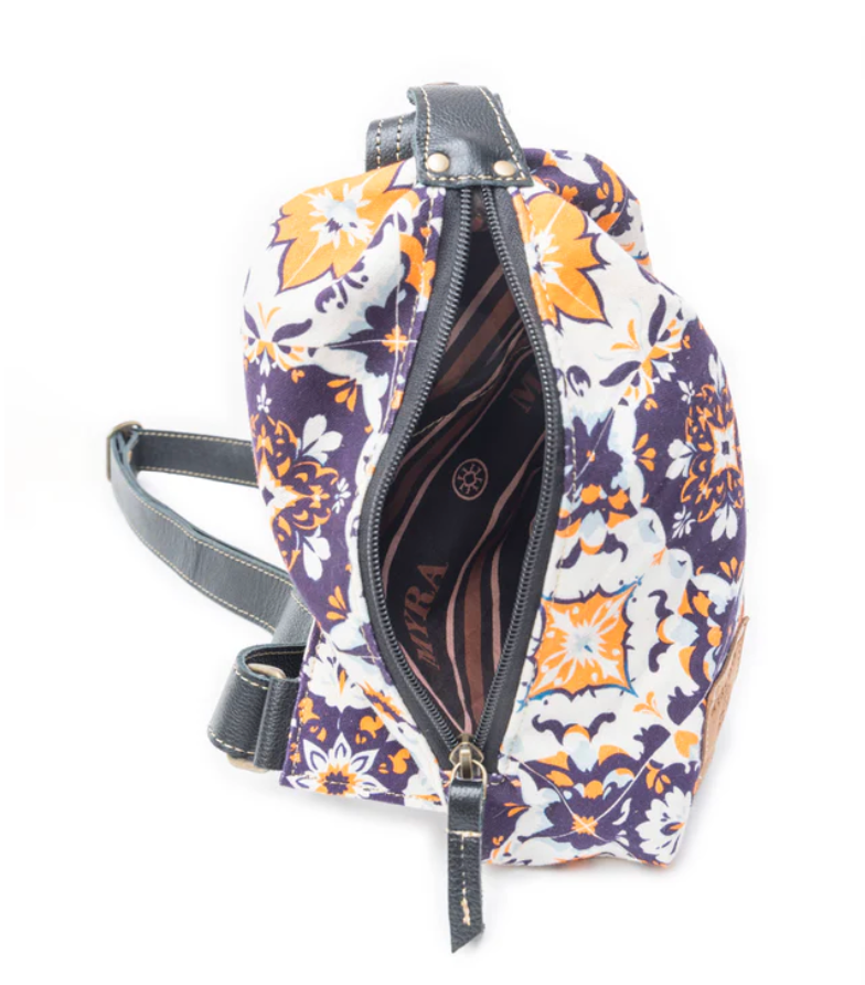 Myra | Oasis Blooms Fanny Pack Bag In Black & White *FINAL SALE*