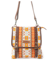 Myra | Canyon Star Concealed Carry Bag In Orange & White *FINAL SALE*