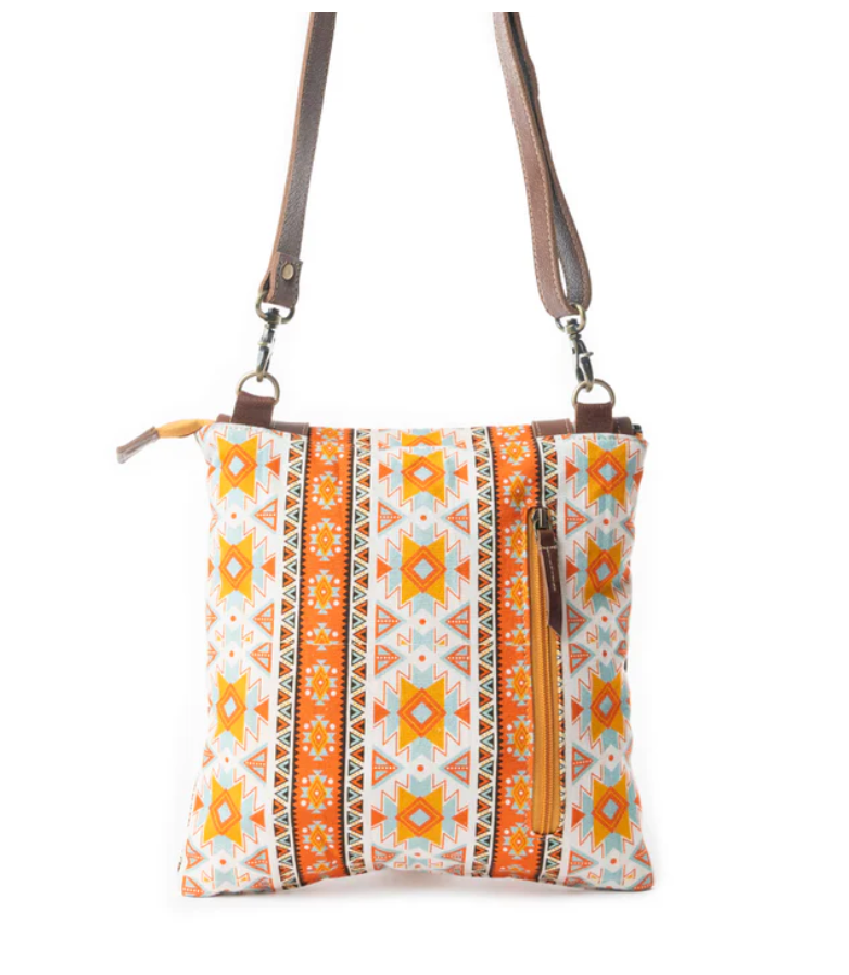 Myra | Canyon Star Concealed Carry Bag In Orange & White *FINAL SALE*