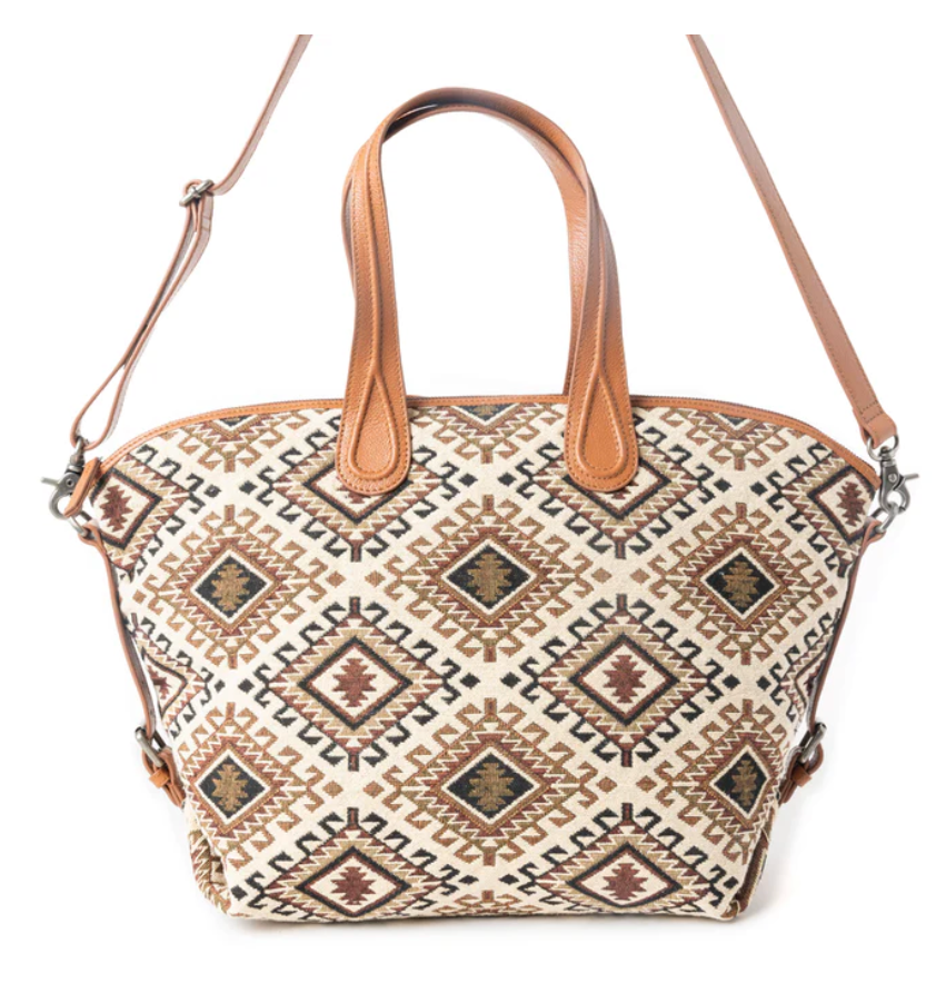 Myra | Bloomin' Ember Weekender Bag in Tribal Tan *FINAL SALE*