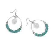 Myra | Bangle Moon Hoop Earrings