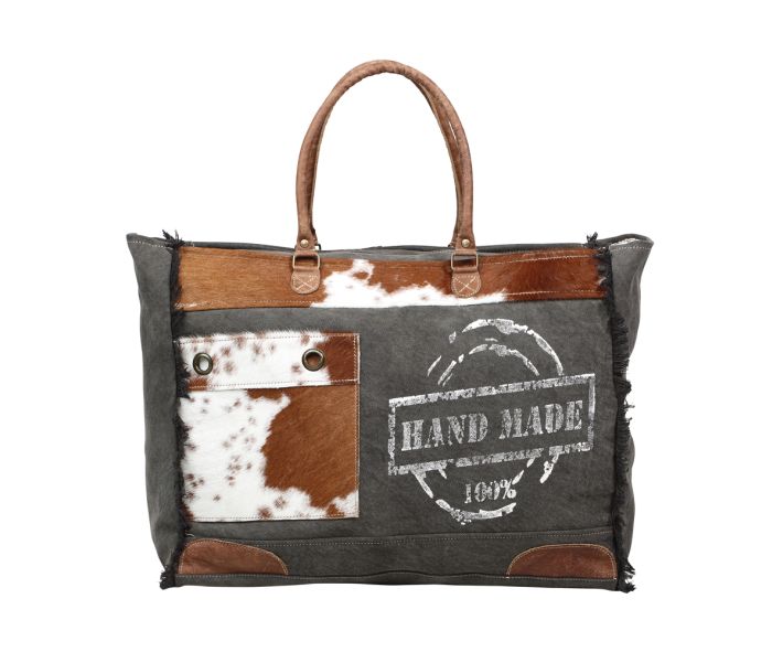 Myra | 100% Handmade Print Weekender Bag *FINAL SALE*
