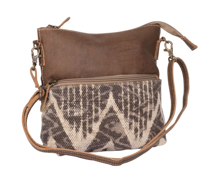 Myra | Coffee Canvas Small & Crossbody Bag *FINAL SALE*