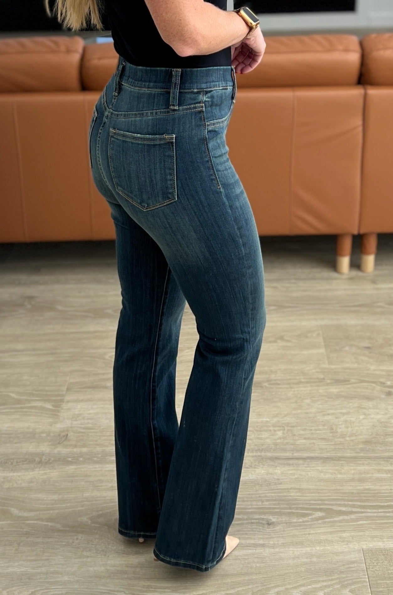 High Rise Pull On Slim Bootcut Judy Blue Jeans