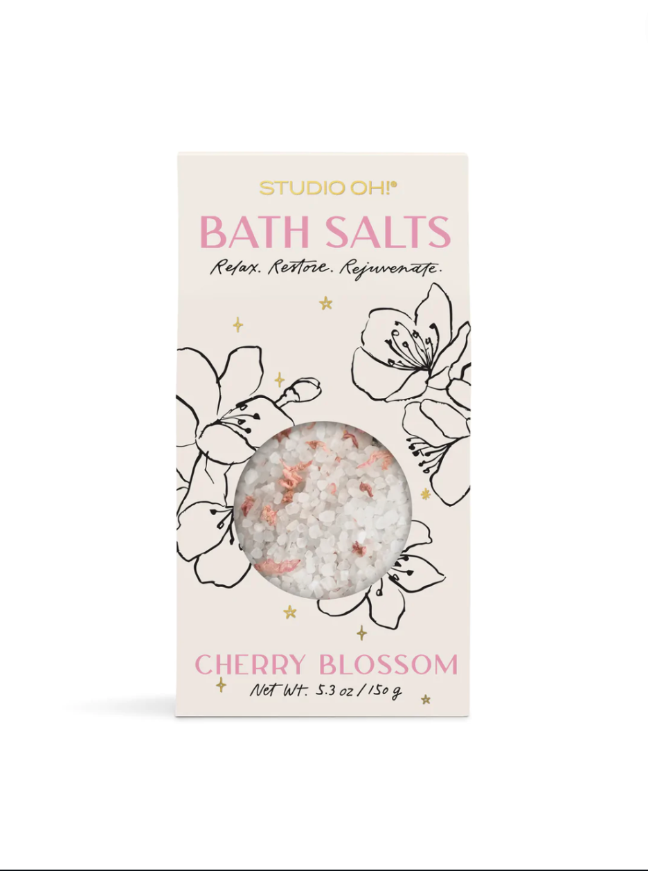 Cherry Blossom Scented Bath Salts