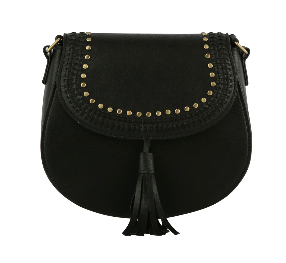 Cali Stud Accent Crossbody w/ Tassel *FINAL SALE*