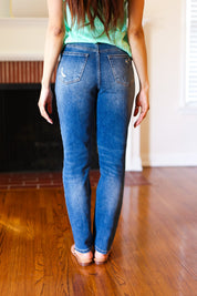 High Rise Everyday Dark Denim Slim Fit Judy Blue Jeans