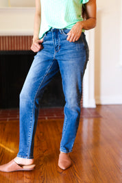 High Rise Everyday Dark Denim Slim Fit Judy Blue Jeans