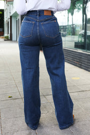 High Waist No Hole Wide Leg Judy Blue Jeans