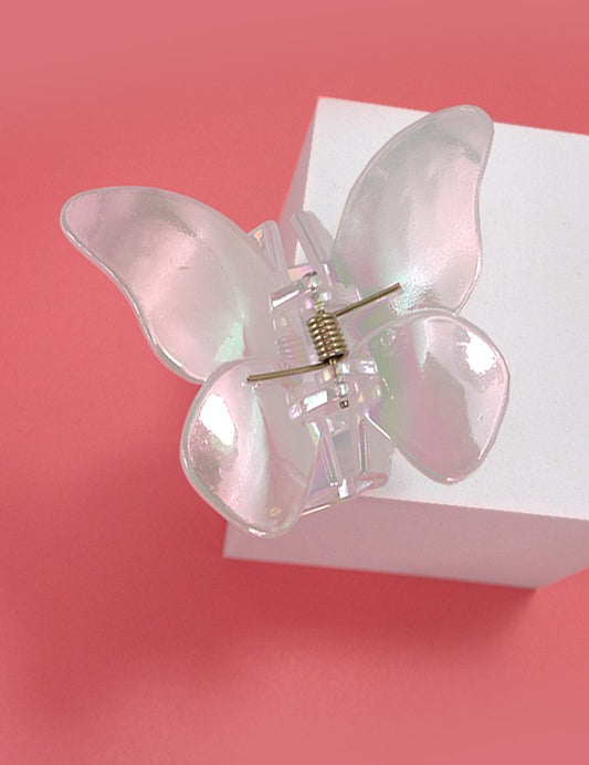 Iridescent Butterfly Hair Claw Clip