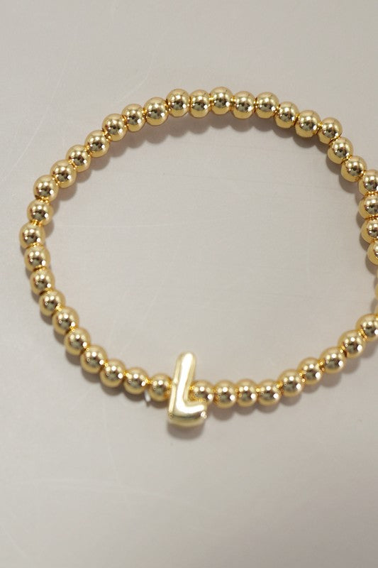 Bubble Letter Stretch Bracelet *Final Sale*