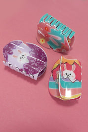 Easter Egg Bunny Hair Claw Clip