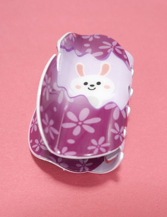 Easter Egg Bunny Hair Claw Clip