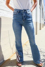 High Rise America Panel Flare Judy Blue Jeans
