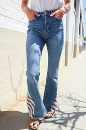 High Rise America Panel Flare Judy Blue Jeans