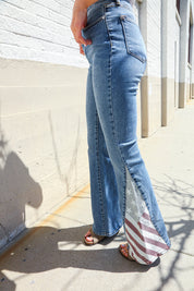 High Rise America Panel Flare Judy Blue Jeans