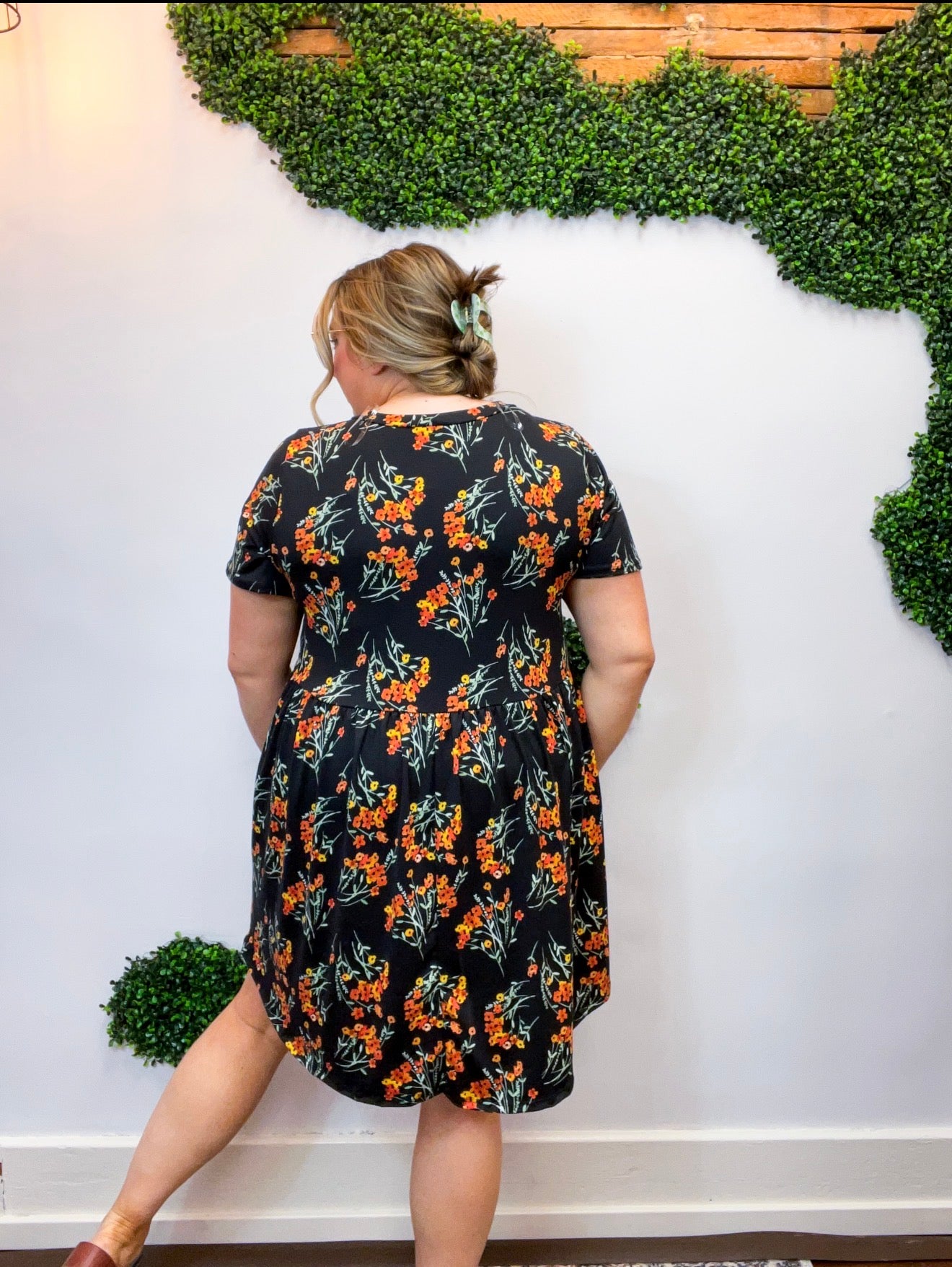 Wildflowers at Dusk Babydoll Dress