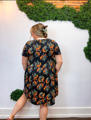 Wildflowers at Dusk Babydoll Dress