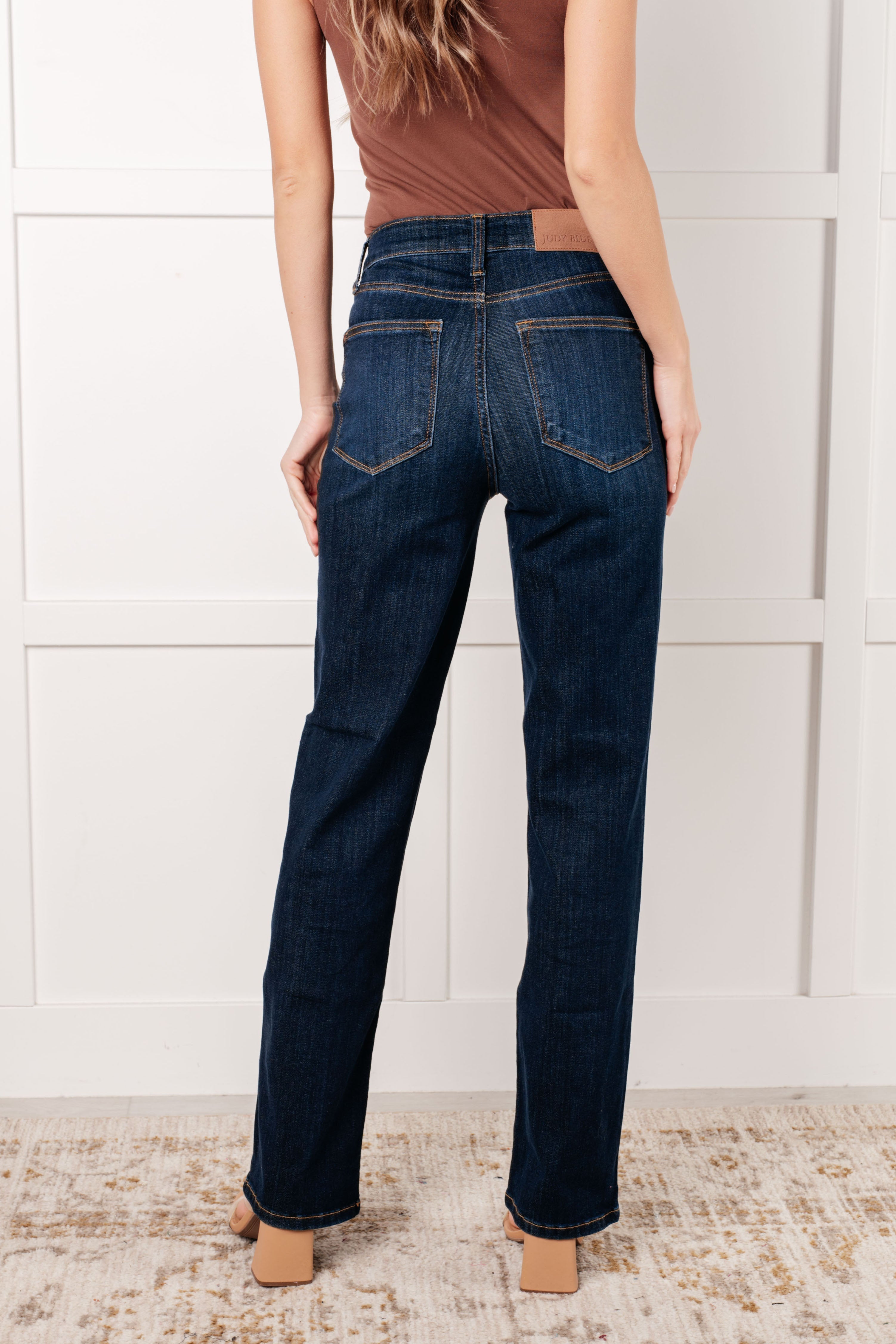 High Rise Classic Straight Judy Blue Jeans