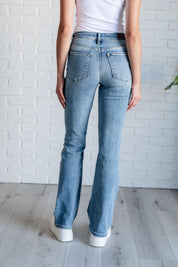 Mid Rise Light Wash No Hole Bootcut Judy Blue Jeans