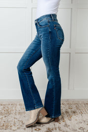 Mid Rise Thermal Bootcut Judy Blue Jeans