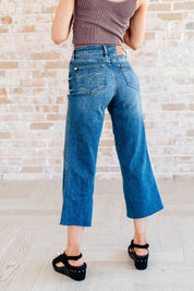 High Rise Wide Leg Crop Judy Blue Jeans