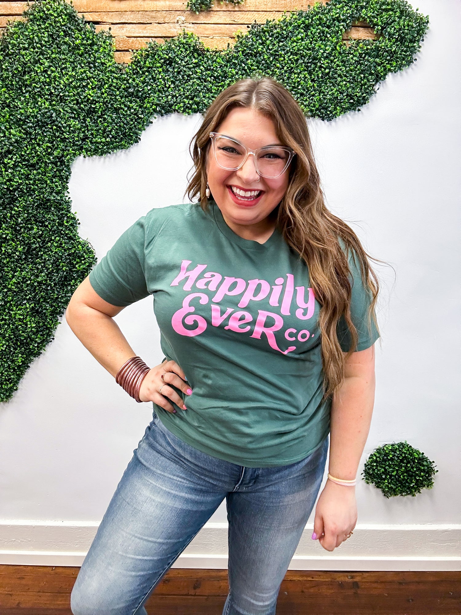 Happily Ever Co. Bubble Gum Graphic Tee