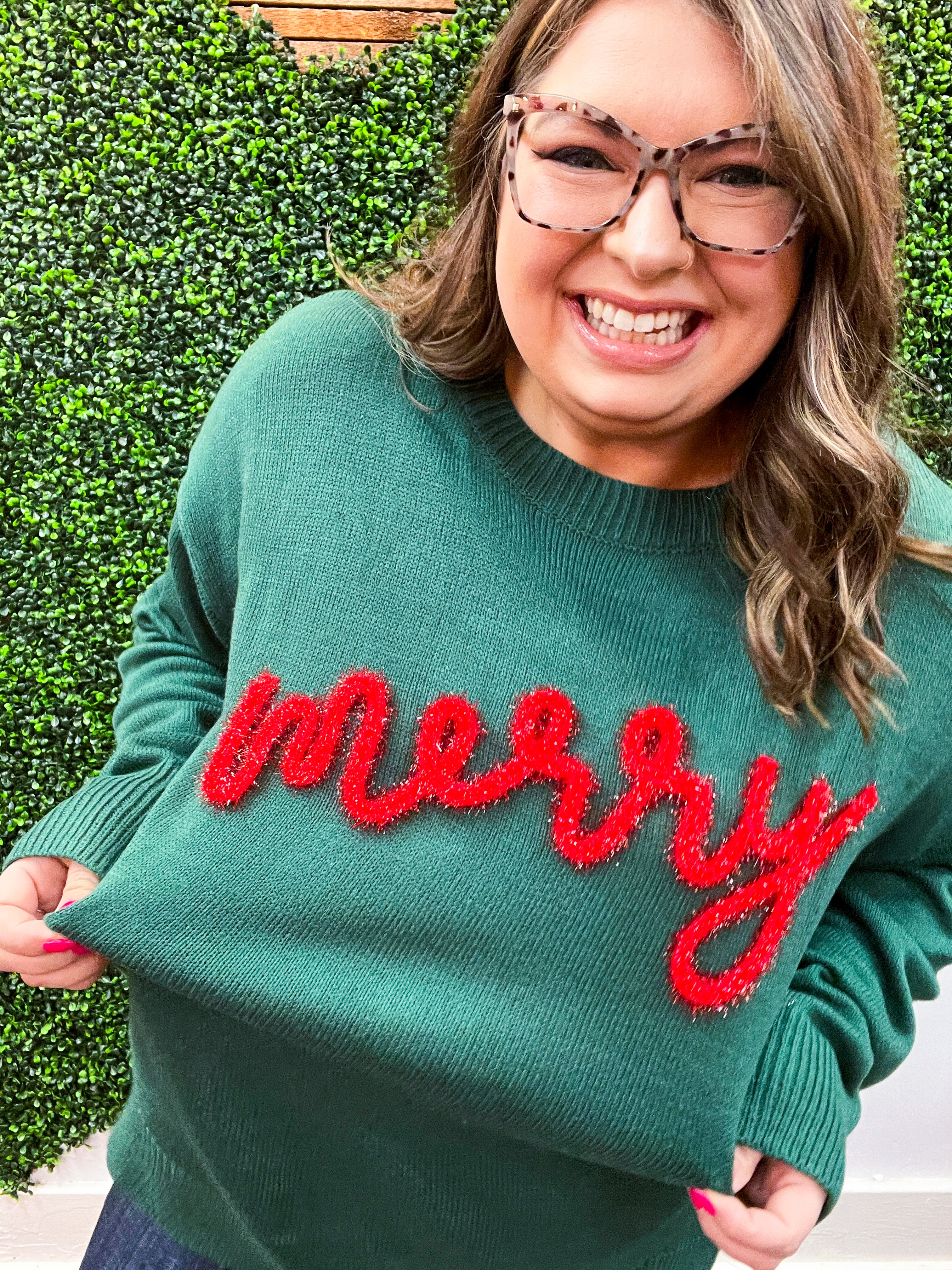 Merry & Bright Lurex Sweater