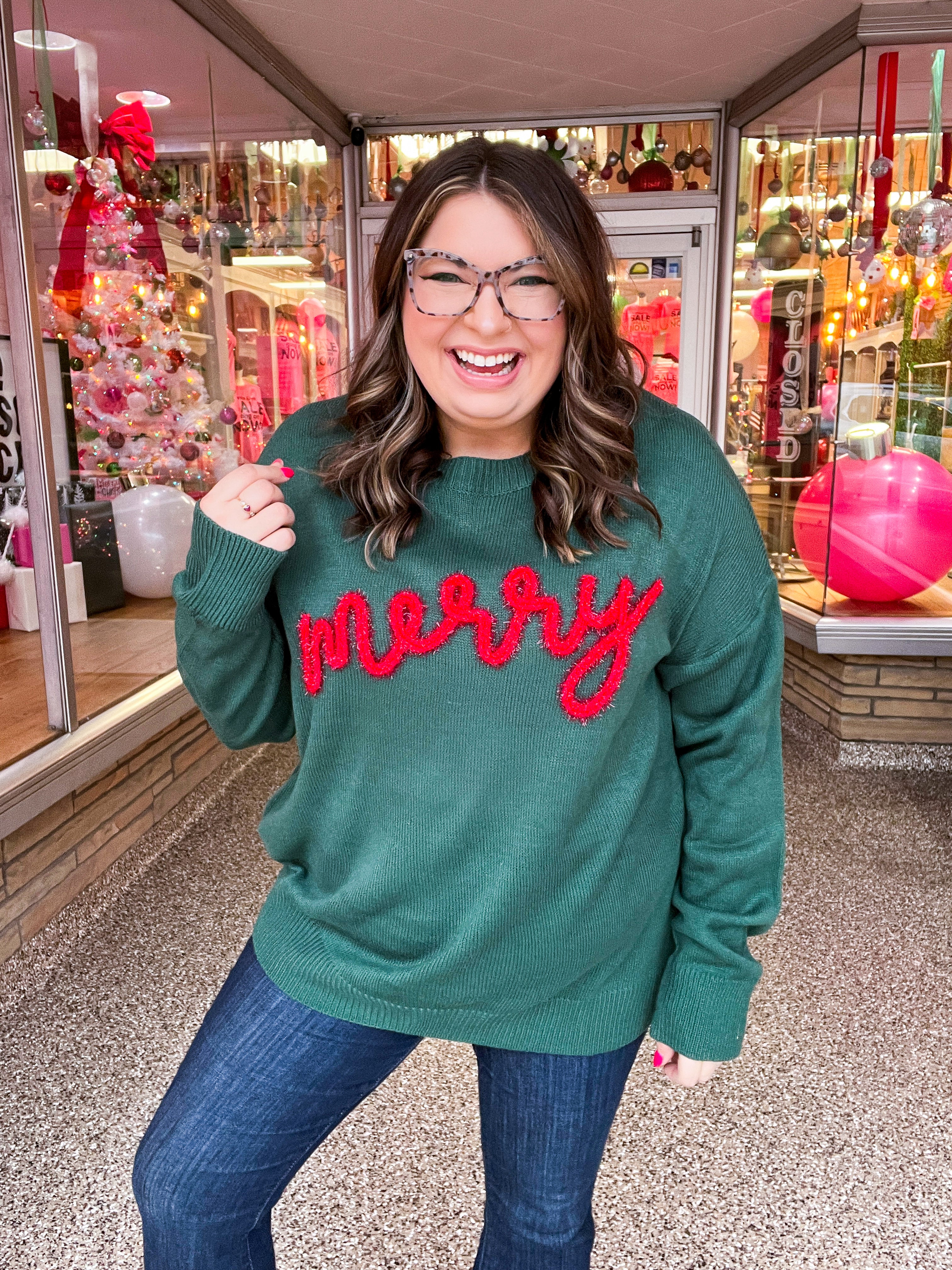 Merry & Bright Lurex Sweater