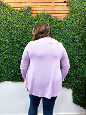 Essential Butter Soft Round Neck Long Sleeve Top - Lavender *FINAL SALE*