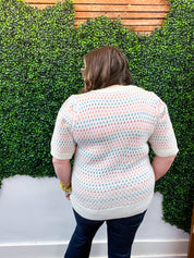 Confetti Bliss Bubble Sleeve Sweater