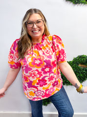 Floral Frenzy Blouse