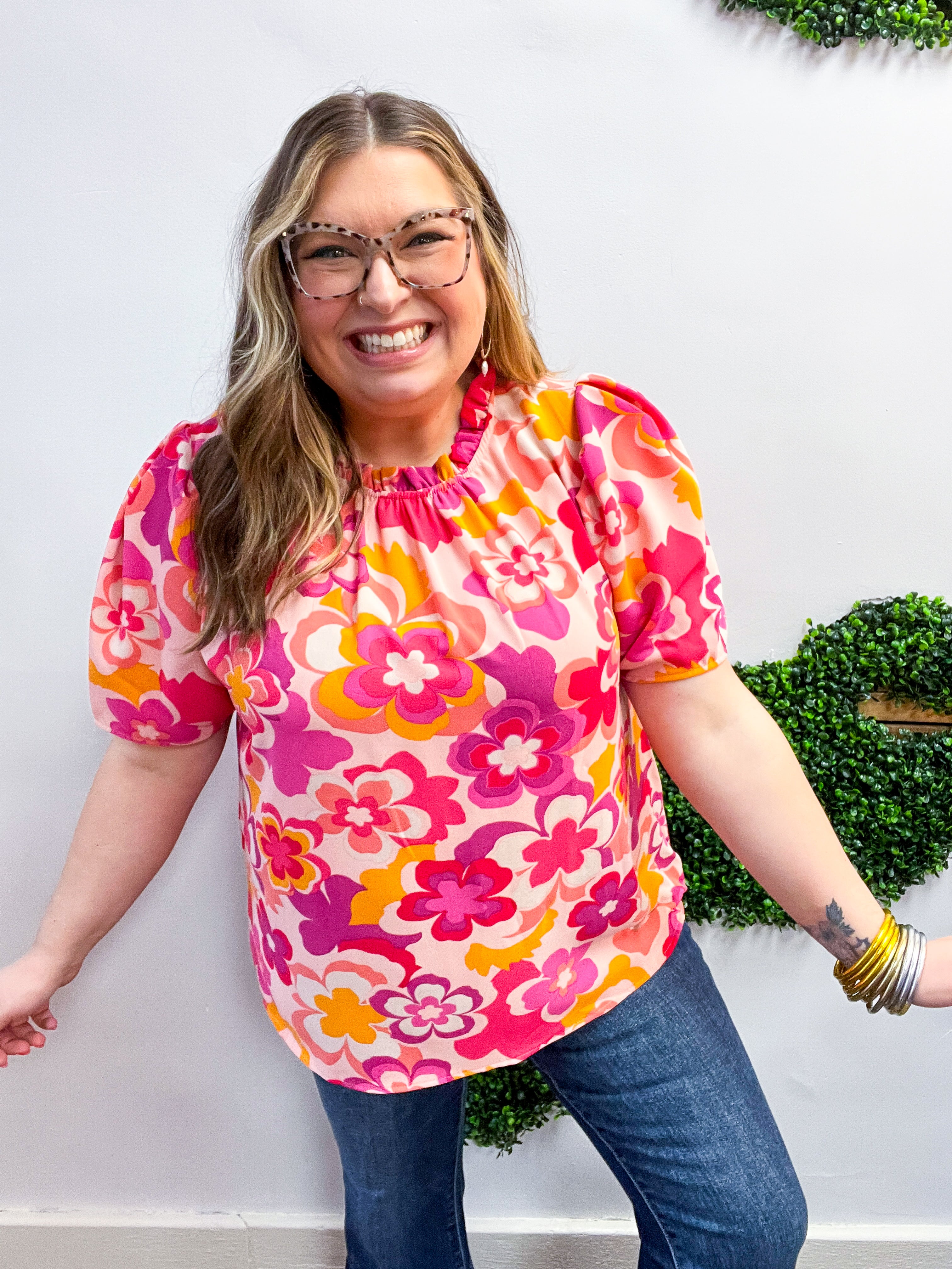 Floral Frenzy Blouse