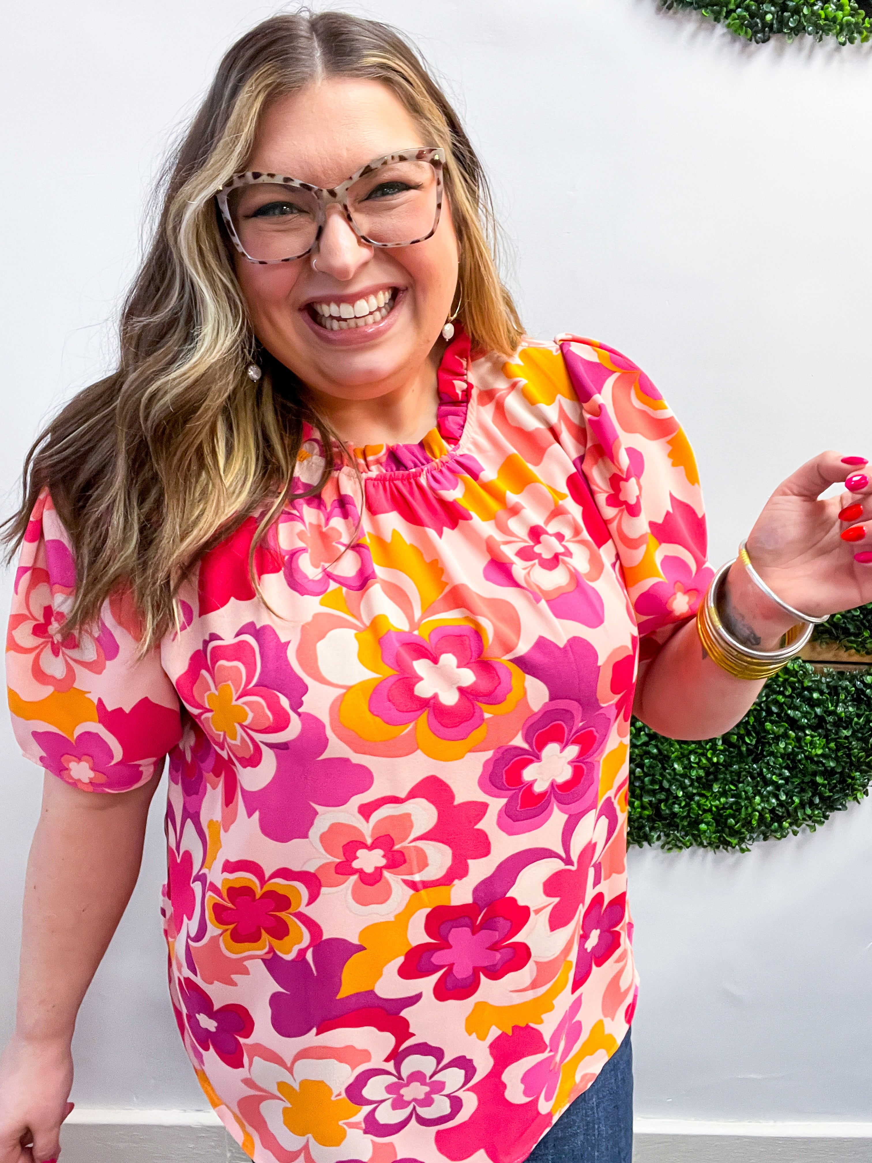 Floral Frenzy Blouse