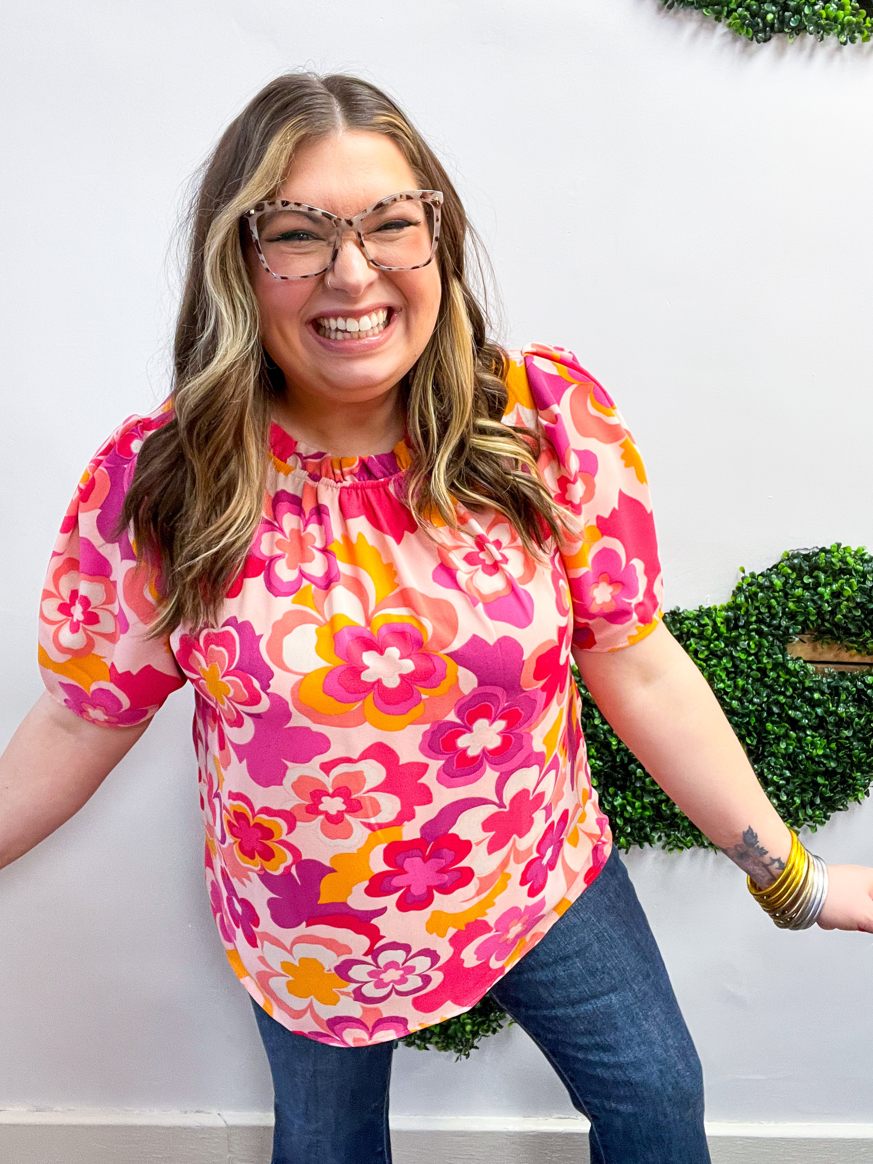 Floral Frenzy Blouse