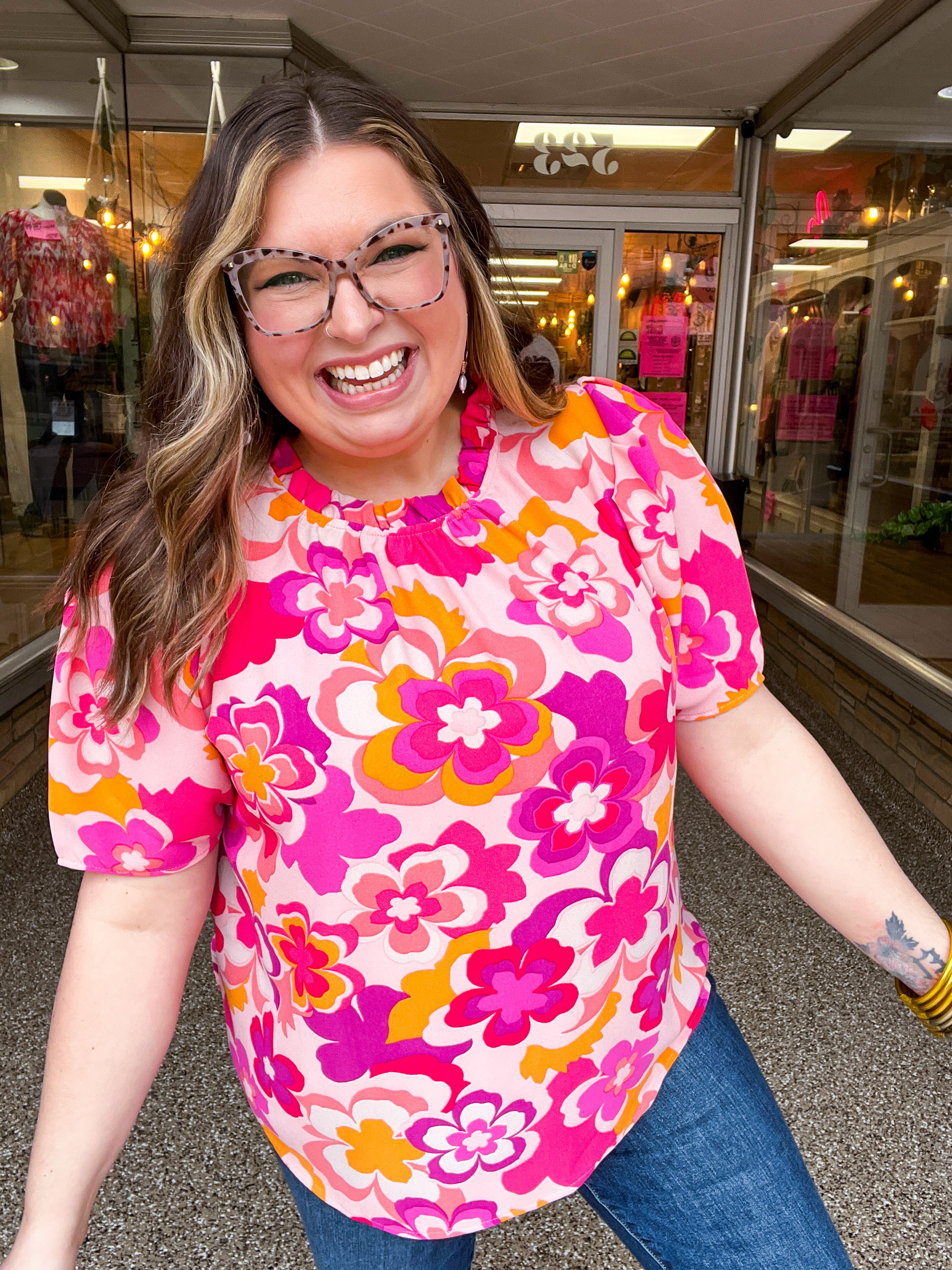 Floral Frenzy Blouse
