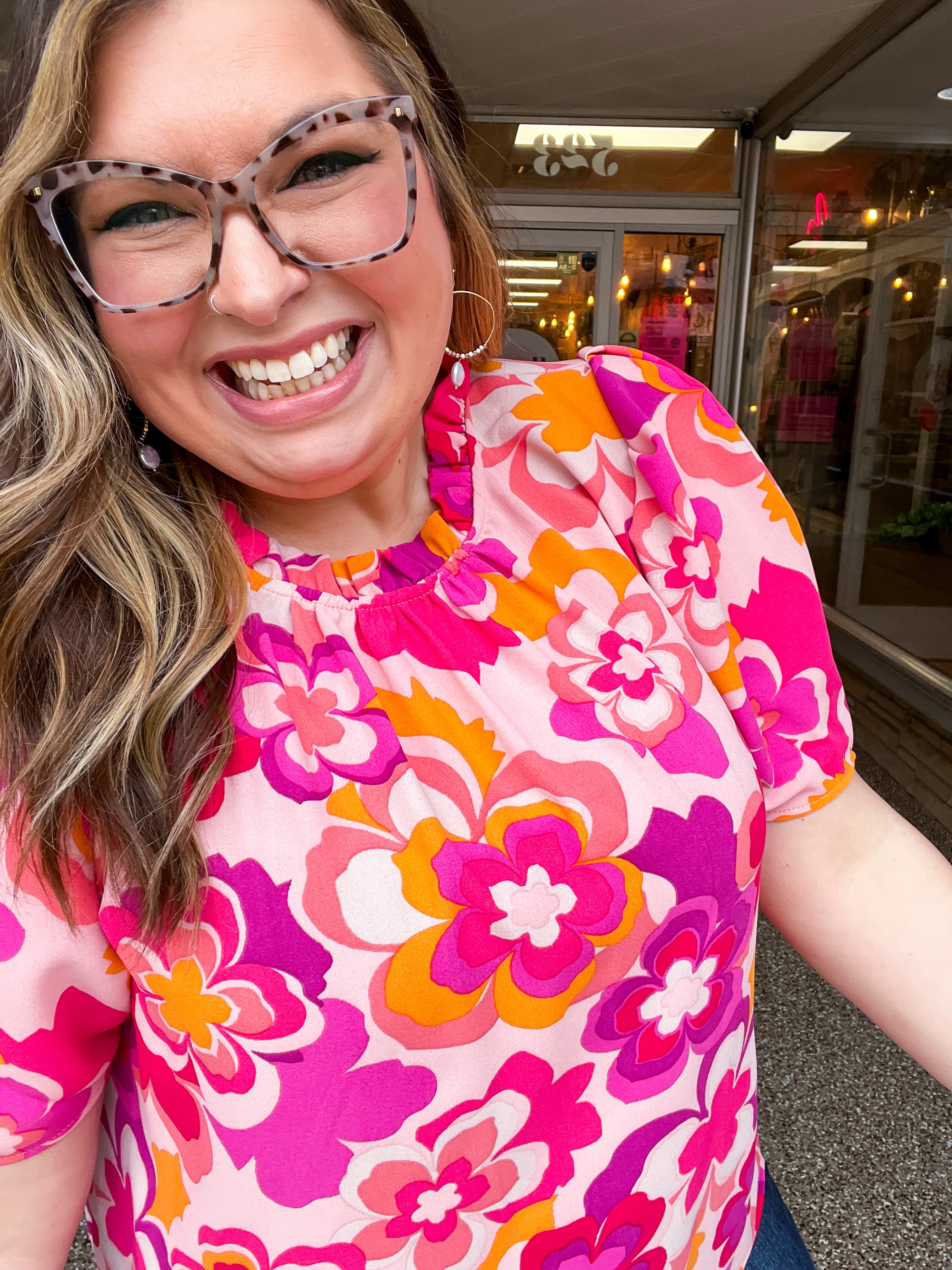 Floral Frenzy Blouse