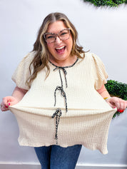 Morning Dew Tie Blouse