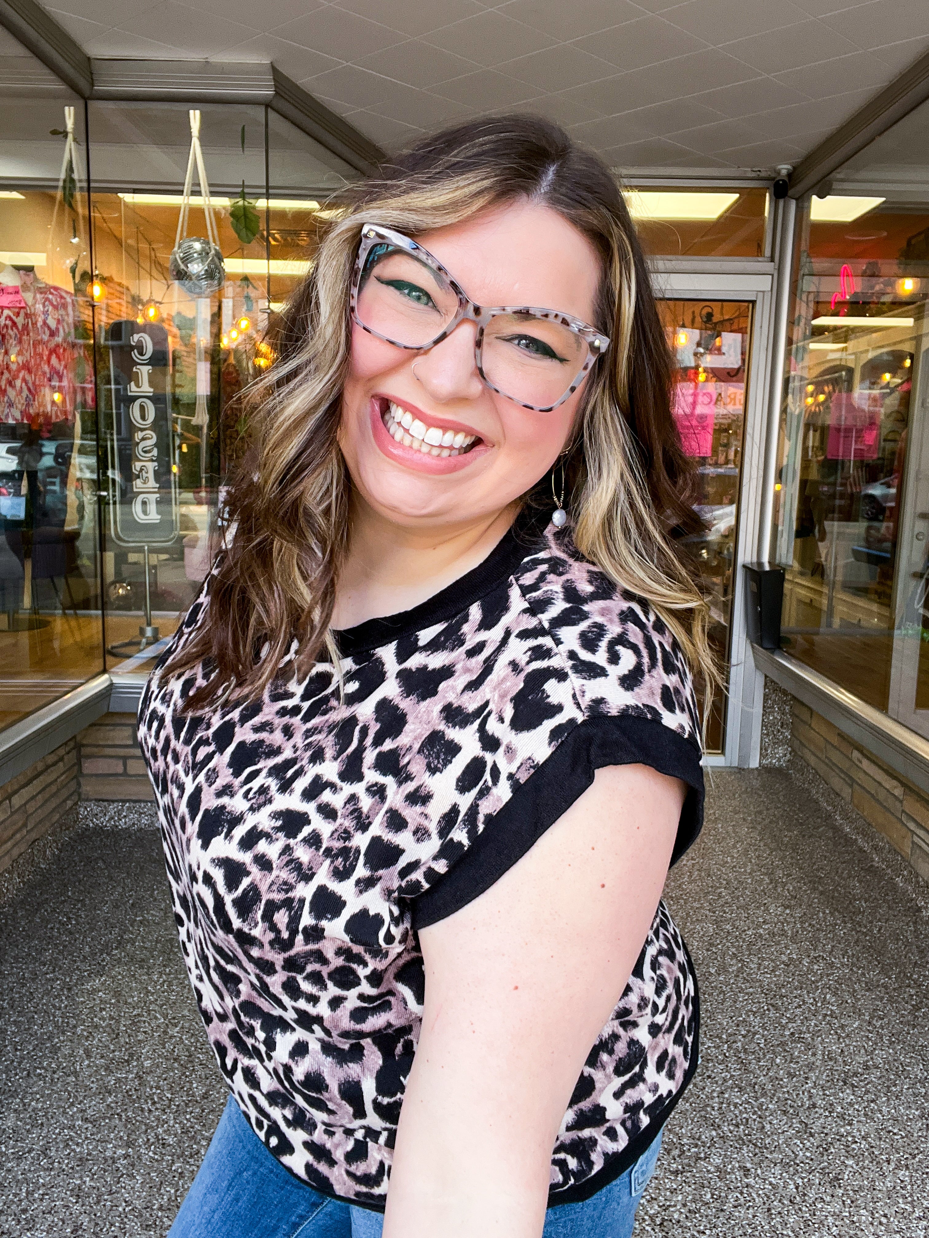 Leopard Luxe Sleeveless Top