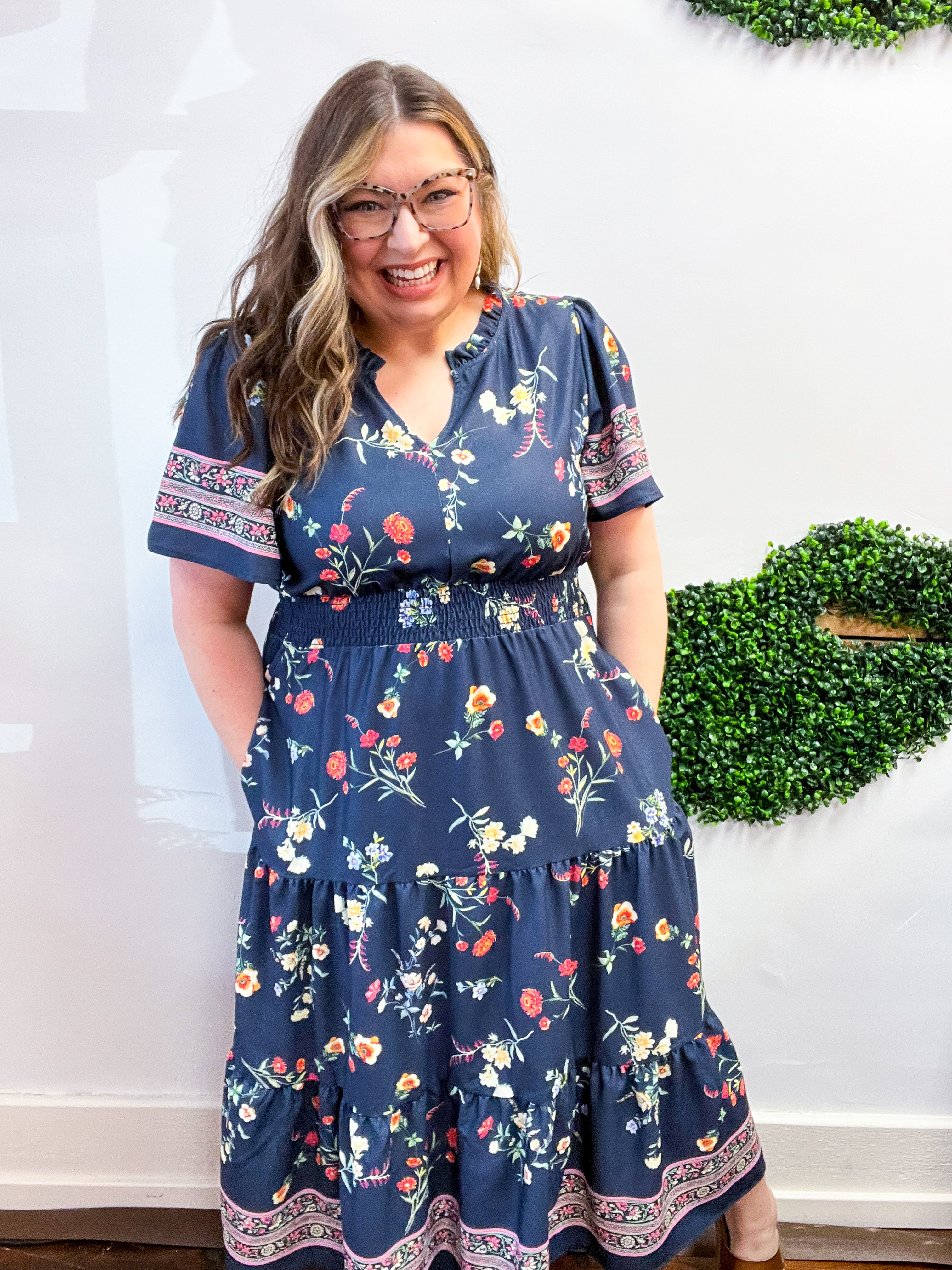 Prairie Blossom Tiered Maxi Dress