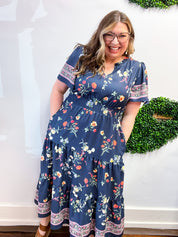 Prairie Blossom Tiered Maxi Dress