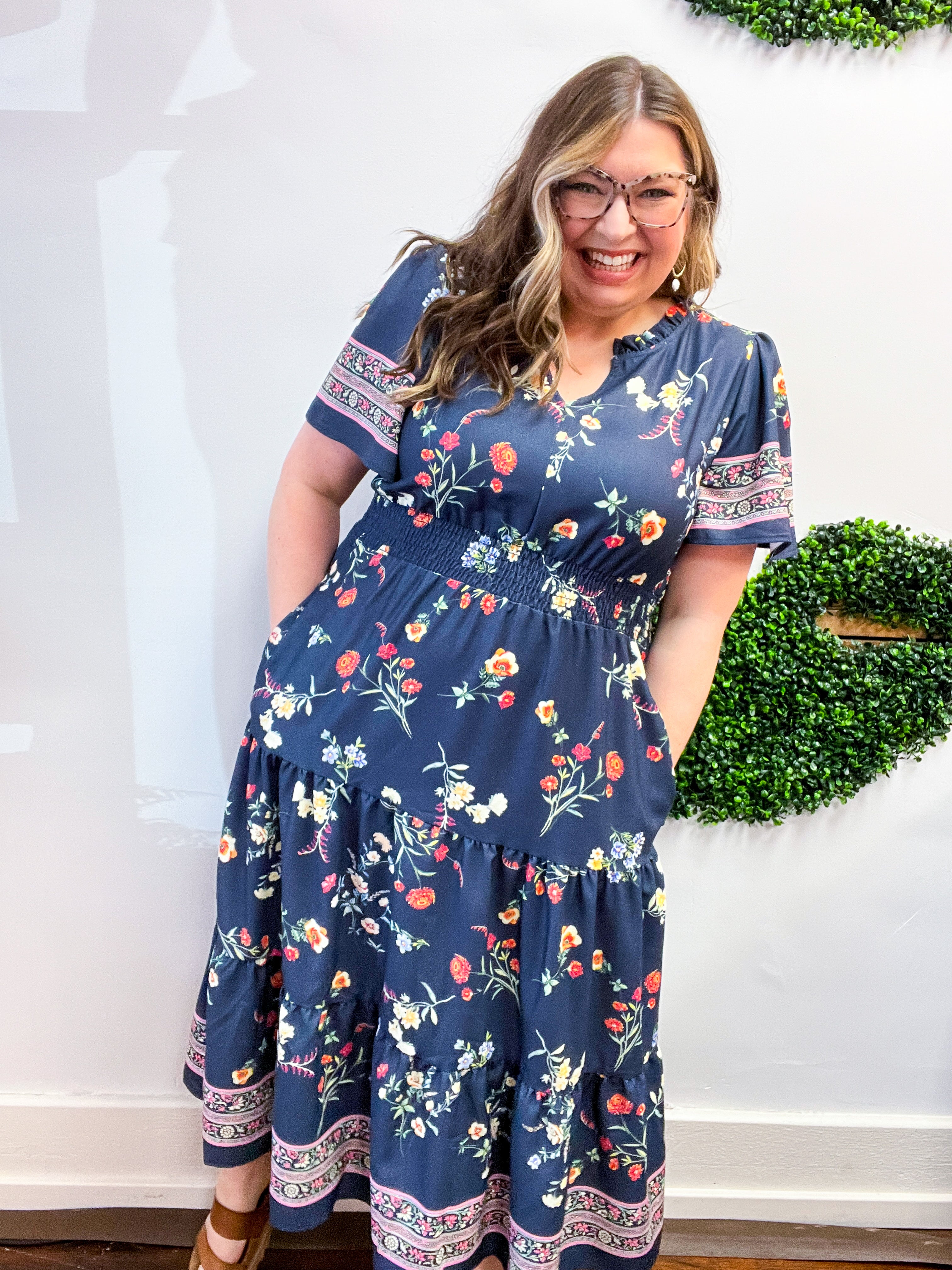 Prairie Blossom Tiered Maxi Dress