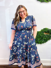 Prairie Blossom Tiered Maxi Dress