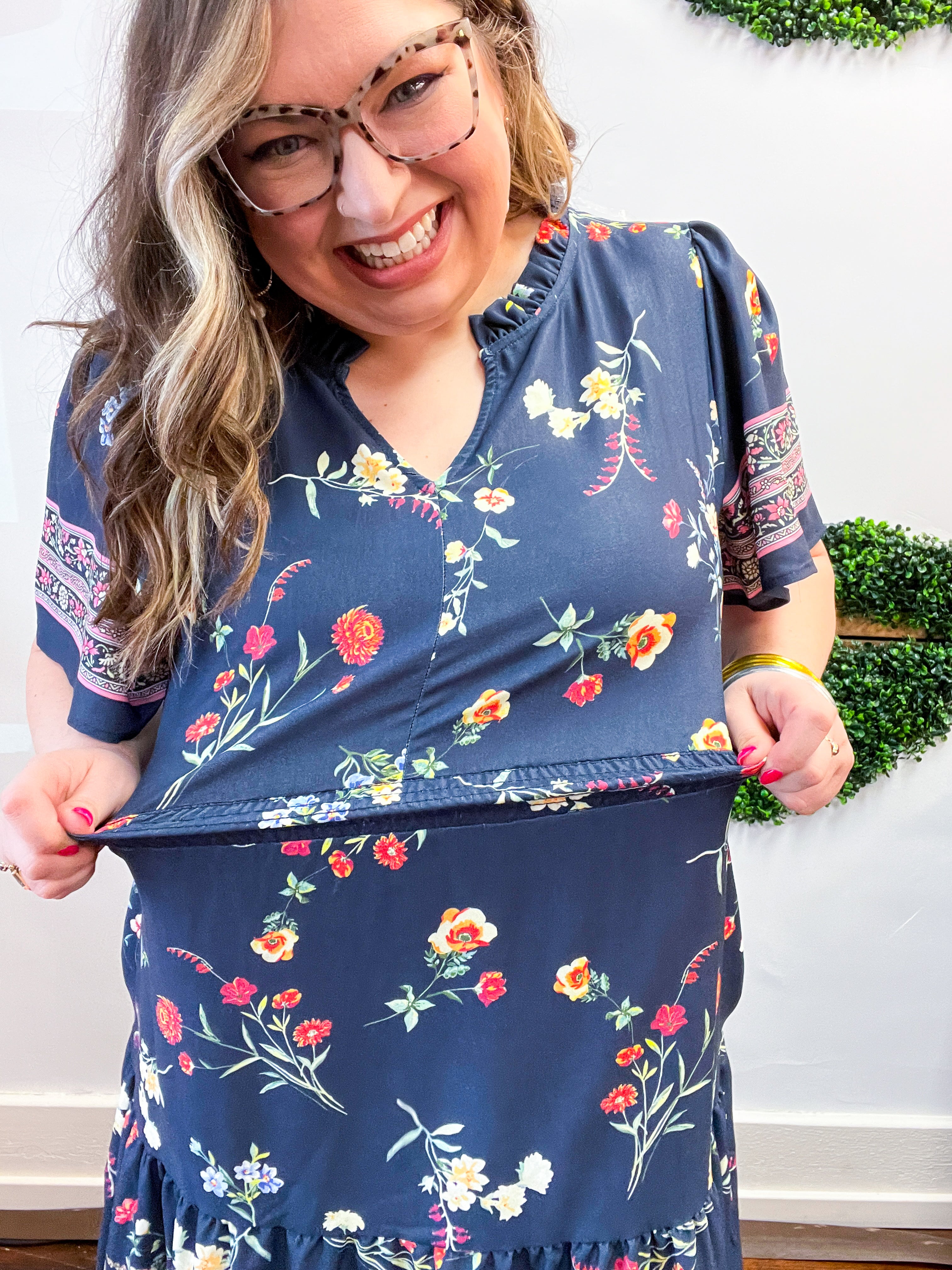 Prairie Blossom Tiered Maxi Dress