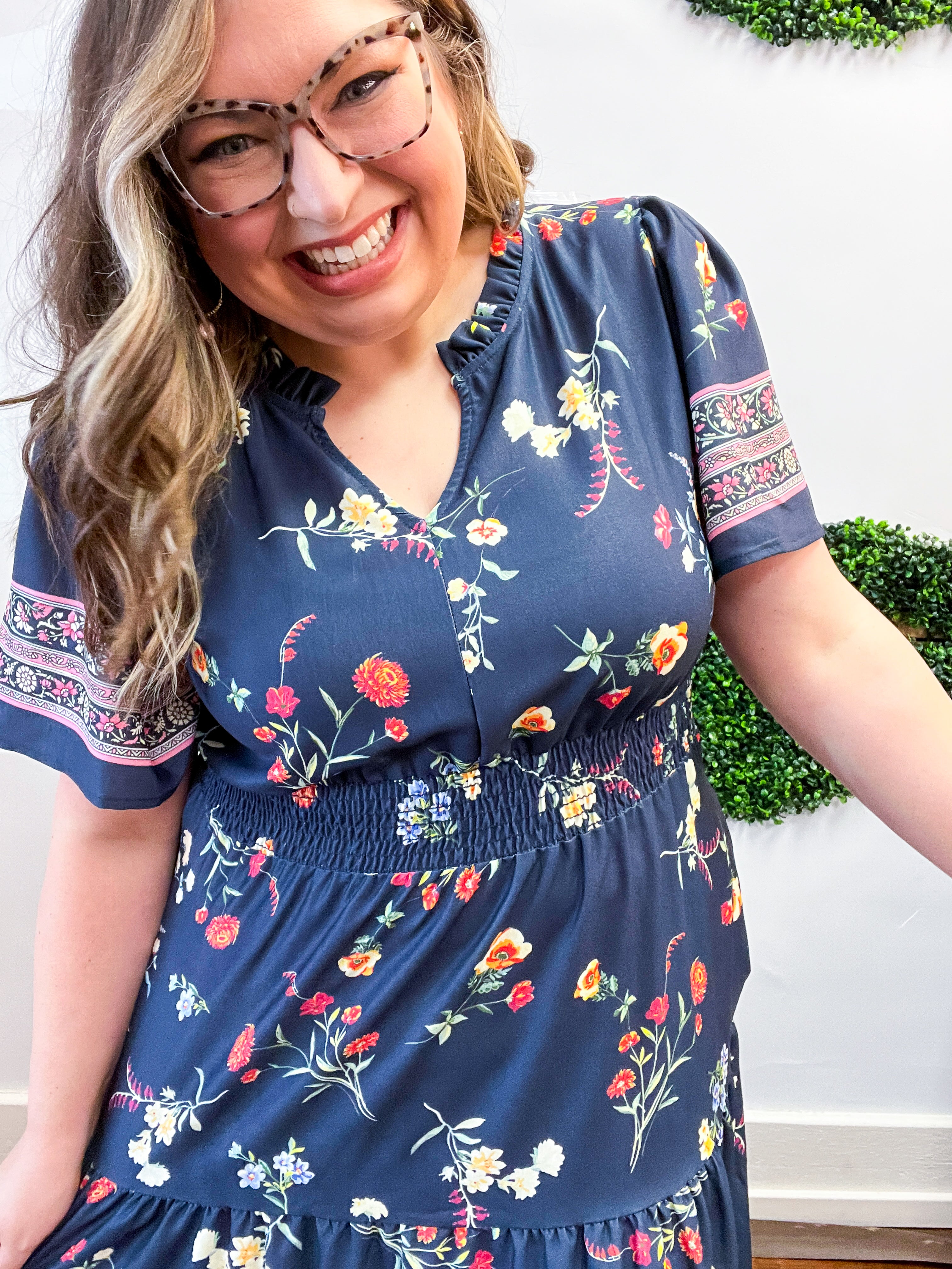 Prairie Blossom Tiered Maxi Dress