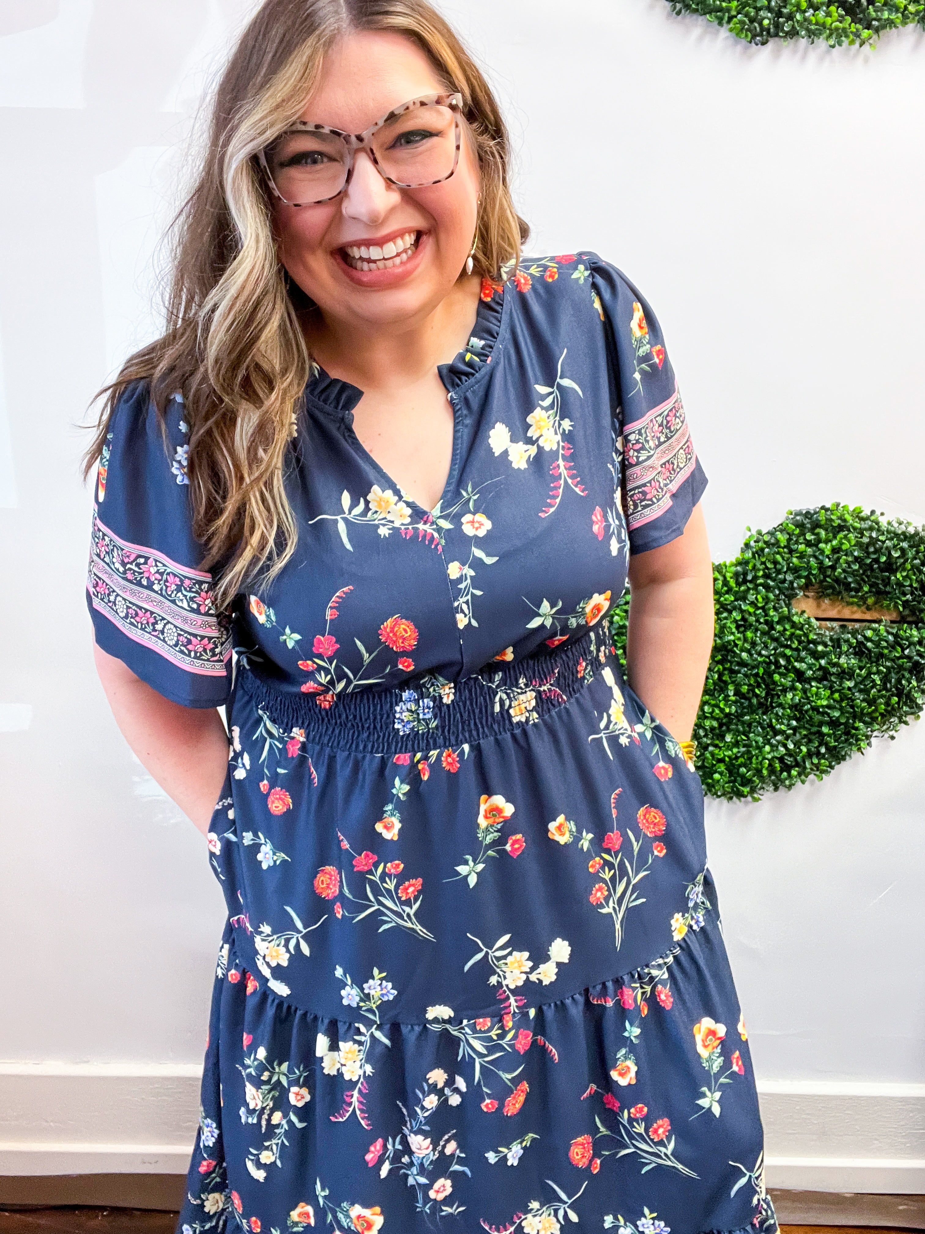 Prairie Blossom Tiered Maxi Dress