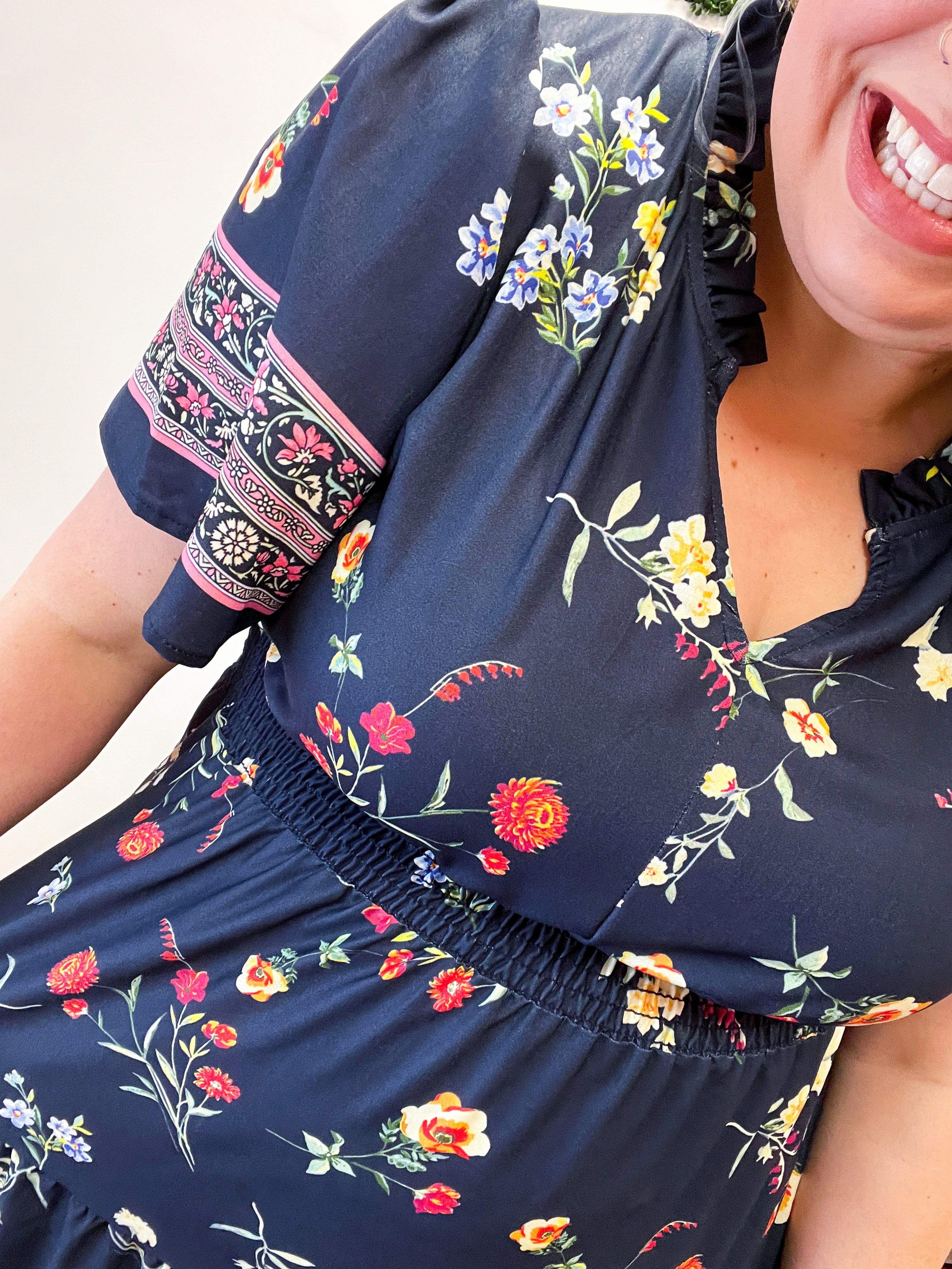 Prairie Blossom Tiered Maxi Dress