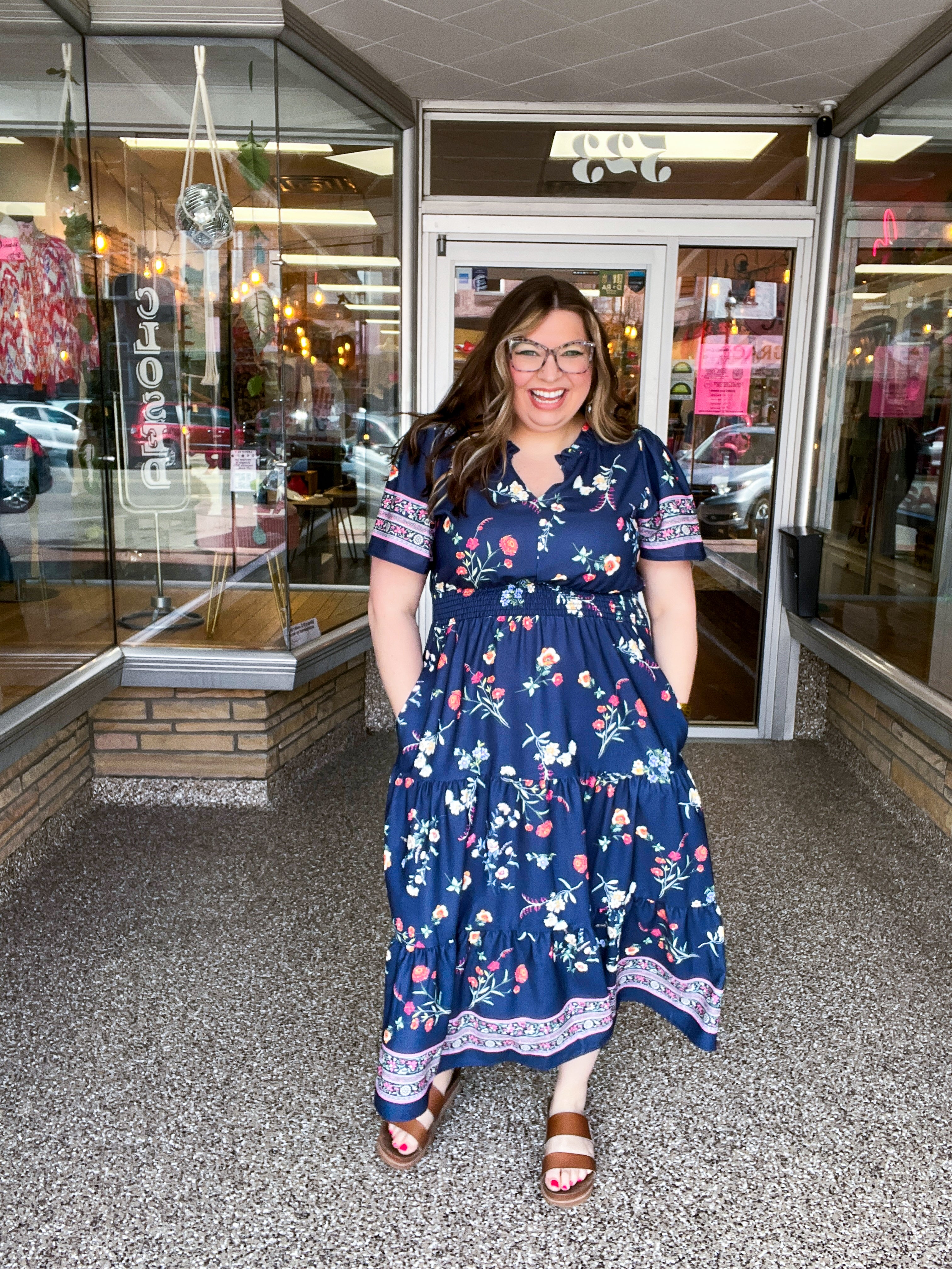 Prairie Blossom Tiered Maxi Dress